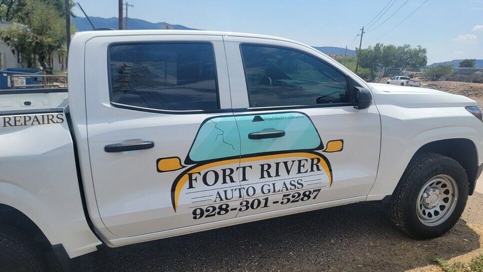 Fort River Auto Glass Company Truck